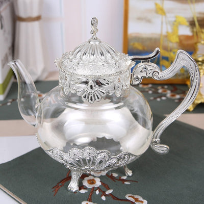 Théière en verre orientale